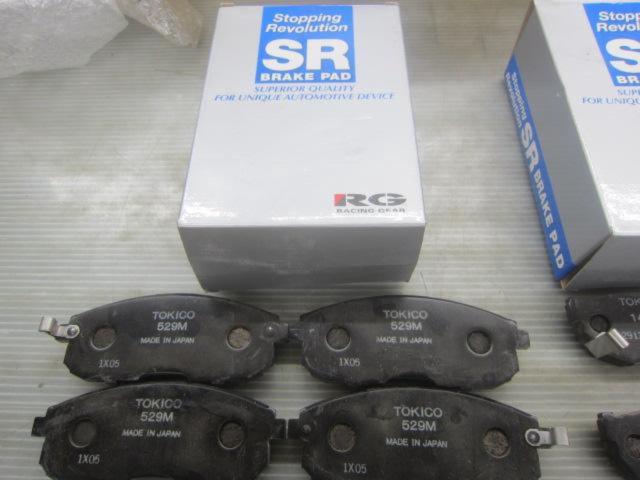 RACING GEAR(レーシングギア) SR ブレ-キパット 未使用品  前後セット