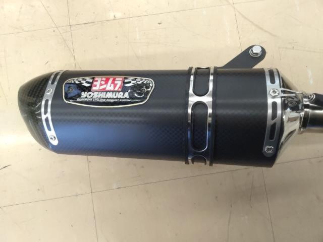 YOSHIMURA 機械曲 R77S サイクロン カーボンエンド(SMC) 政府認証 EXPORT SPEC GIXXER250/SF250