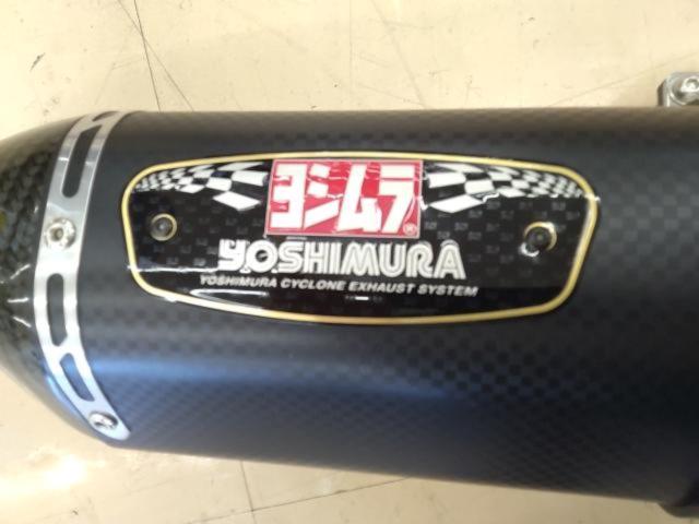 YOSHIMURA 機械曲 R77S サイクロン カーボンエンド(SMC) 政府認証 EXPORT SPEC GIXXER250/SF250