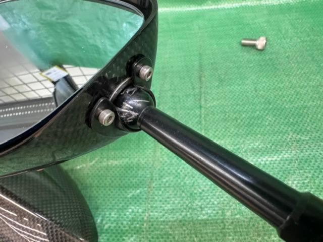 Magical Racing NK-1ミラー タイプ2ヘッド カーボン製 正ネジ10mm/逆ネジ10mm