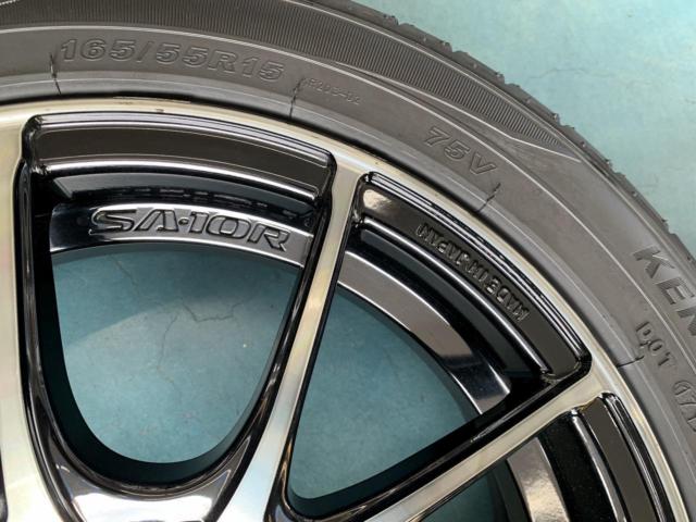 【weds】 WedsSport SA-10R + 【KENDA】 KR203 165/55R15 + KR20 195/45R16 4本セット