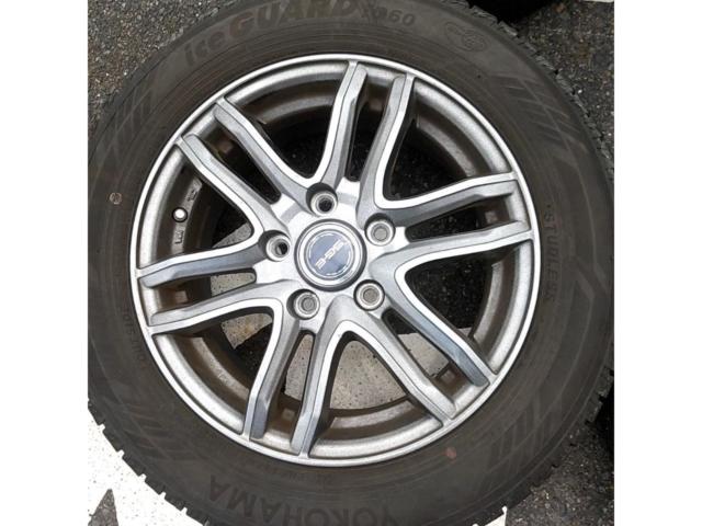 【FUJI】 SG・E アルミ + 【YOKOHAMA】 iceGuard iG60 185/65R15 4本セット