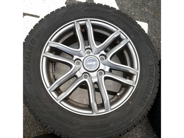 【FUJI】 SG・E アルミ + 【YOKOHAMA】 iceGuard iG60 185/65R15 4本セット