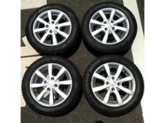 【スズキ純正】 純正アルミホイール + 【BRIDGESTONE】 BLIZZAK VRX3 155/65R14 4本セット