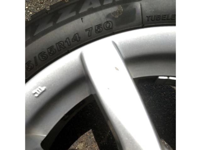 【スズキ純正】 純正アルミホイール + 【BRIDGESTONE】 BLIZZAK VRX3 155/65R14 4本セット