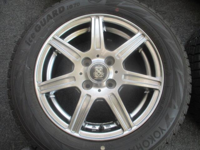 MARUKA SERVICE MANARAY SPORT スポークホイール+YOKOHAMA iceGUARD ig70 175/65R14 4本セット