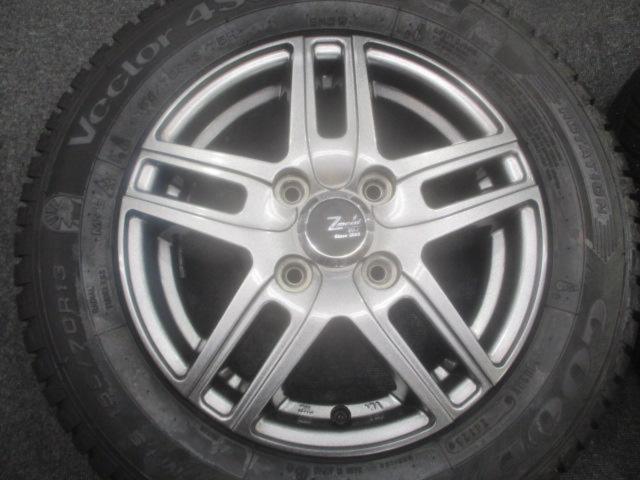 Zemist VS-1 ツイン5本スポークホイール  + GOODYEAR Vector4Seasons 155/70R13 4本セット