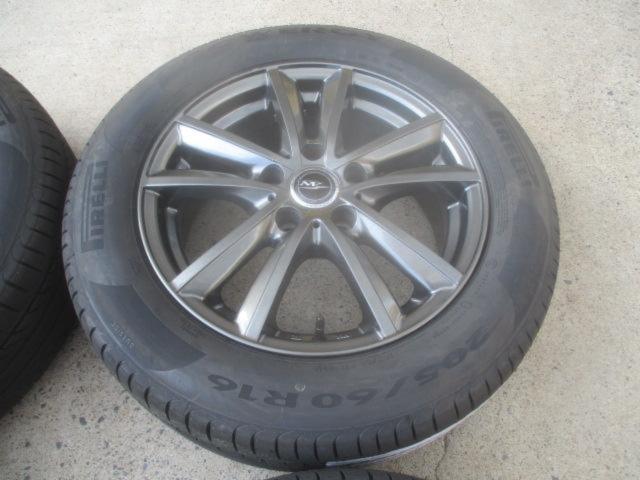 weds NIRVANA + PIRELLI POWERGY 205/60R16 4本セット