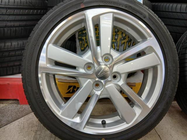 ダイハツ純正 LA400K コペン 純正アルミ + BRIDGESTONE POTENZA RE050A + KUMHO ECSTa HS51