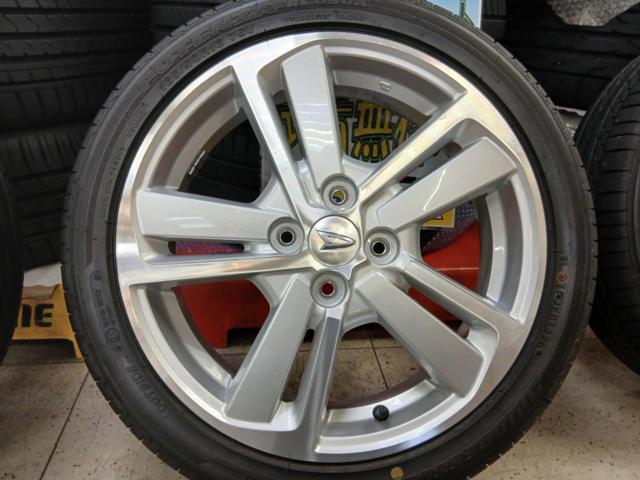 ダイハツ純正 LA400K コペン 純正アルミ + BRIDGESTONE POTENZA RE050A + KUMHO ECSTa HS51
