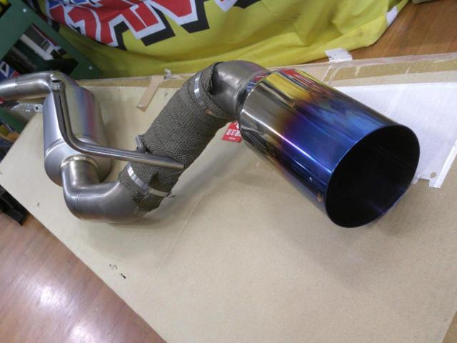 icode フルチタニウム製 EXリアマフラー