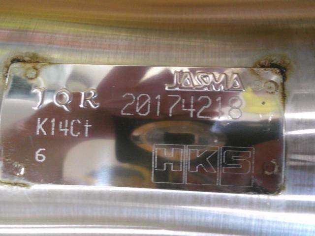 HKS(エッチケーエス) スイフトスポーツ ZC33S K14C(ターボ)   JQR:20174218