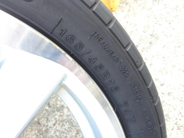 ダイハツ純正(DAIHATSU)  LA400型コペン純正ホイール + MINERVA F205