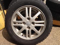 ダイハツ純正(DAIHATSU)  L175Sムーヴ純正ホイール + DUNLOP(ダンロップ) WINTER MAXX WM02
