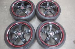 MARUKA SERVICE(マルカサービス)  (MID) RMP RACING R50  ブラック/リム/レッドライン + ZEXTOUR PREMIUM LS669