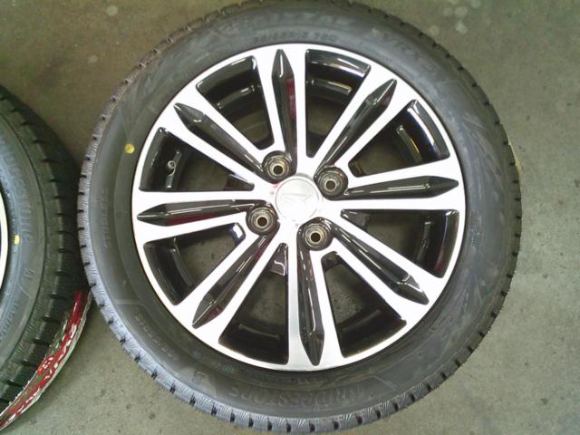 ダイハツ純正(DAIHATSU)  タントカスタム/LA600S純正ホイール  + BRIDGESTONE(ブリヂストン) BLIZZAK VRX3