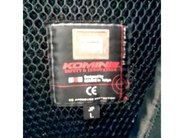 【サイズL】KOMINE プロテクトウォータープルーフストレッチャブルウインターパーカ