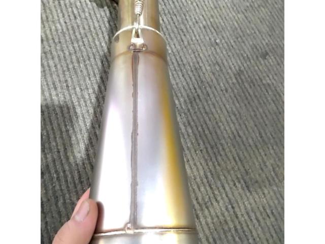 メーカー不明 汎用メガホンタイプ スリップオンサイレンサー