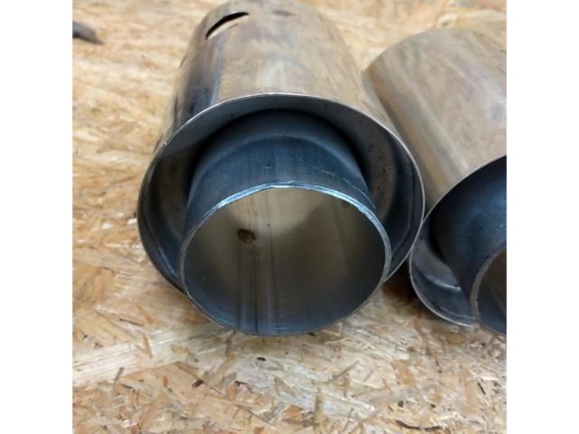 A great find: a genuine Mazda3 muffler tip.