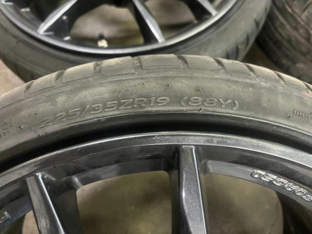 日産純正(NISSAN)  フェアレディZ(RZ34)バージョンST RAYS製鍛造ホイール  + HANKOOK(ハンコック)/KINGSTAR Ventus S1 evo3