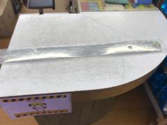メーカー不明 リアゲートガーニッシュ ステンレスプレート
