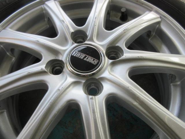 Yellow Hat SPORT RUOTA + GOODYEAR E-GRIP EG01 155/65R14 | 傷や汚れ 