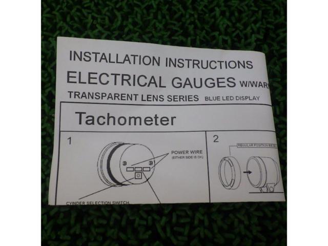 Autogauge
Tachometer
60Φ