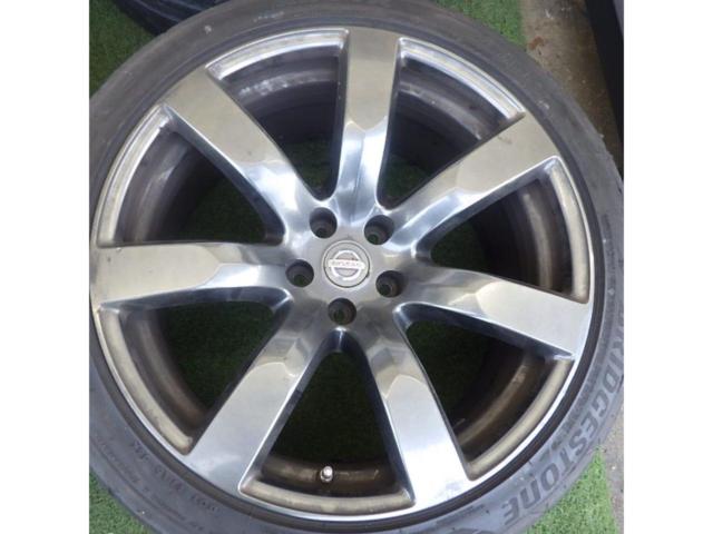 【ホイールのみ4本】【日産純正】35GT-R前期純正 RAYS製ホイール前後サイズ違い【フロント:9.5Jx20+45/リア:10.5Jx20+25/114.3-5H】
