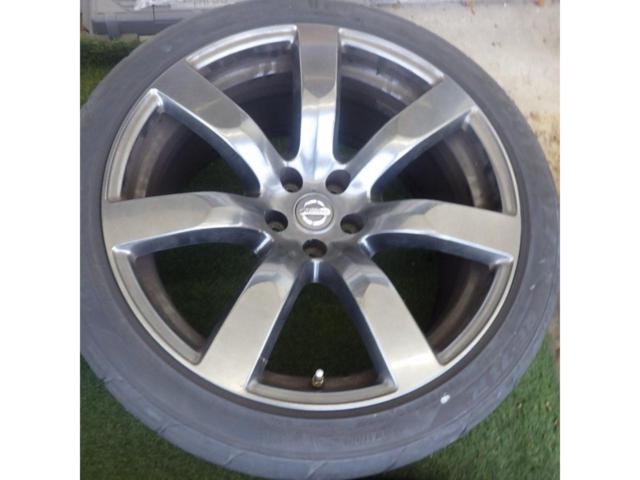 【ホイールのみ4本】【日産純正】35GT-R前期純正 RAYS製ホイール前後サイズ違い【フロント:9.5Jx20+45/リア:10.5Jx20+25/114.3-5H】