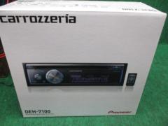 carrozzeria DEH-7100 1DIN CD/Bluetooth/USB/チューナーメインユニット