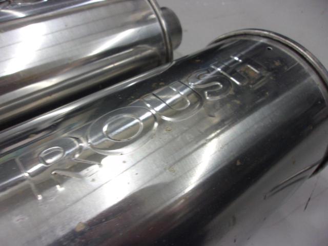 【ROUSH】 エキゾースト左右出しマフラー