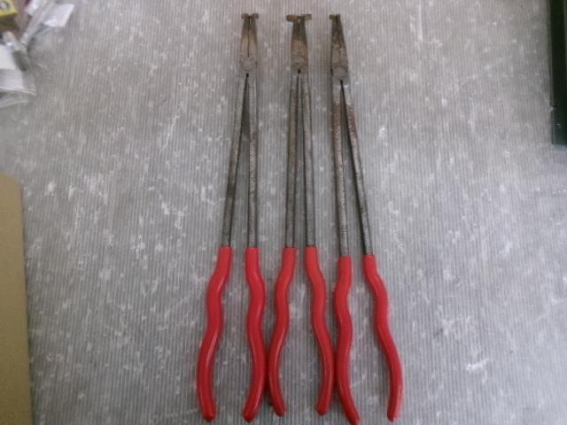 MAC TOOLS パイソンエクストラ ロングリーチグリッピングプライヤー3本セット