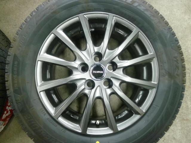 【未使用品!!】 BRIDGESTONE BALMINUM AR12 + BRIDGESTONE BLIZZAK WZ-1