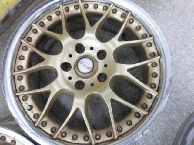 Gewall メッシュ(ゴールド)17インチアルミホイール