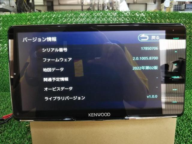 【KENWOOD】MDV-M910HDF   9インチフローティング/4X4フルセグ/DVD/SD録音/USBX2/HDMI入出力/BT音楽/ハンズフリー/メモリーナビ ☆未使用TVアンテナ☆