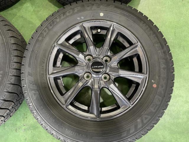 【DUNLOP】DUFACT アルミホイール+【DUNLOP】WINTERMAXX 03 175/70R14 オススメ車種☆アクア/ヴィッツ/ヤリス☆