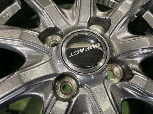 【DUNLOP】DUFACT アルミホイール+【DUNLOP】WINTERMAXX 03 175/70R14 オススメ車種☆アクア/ヴィッツ/ヤリス☆