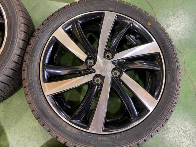 2F ダイハツ キャストスポーツ純正(ENKEI製) + DUNLOP WINTERMAXX03 WM03 165/50R16 ★ミゾたっぷり!2023年製 LA400kコペン/ムーヴなども