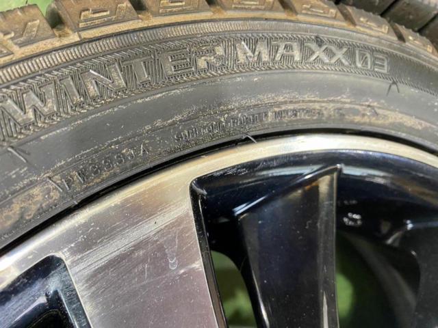 2F ダイハツ キャストスポーツ純正(ENKEI製) + DUNLOP WINTERMAXX03 WM03 165/50R16 ★ミゾたっぷり!2023年製 LA400kコペン/ムーヴなども