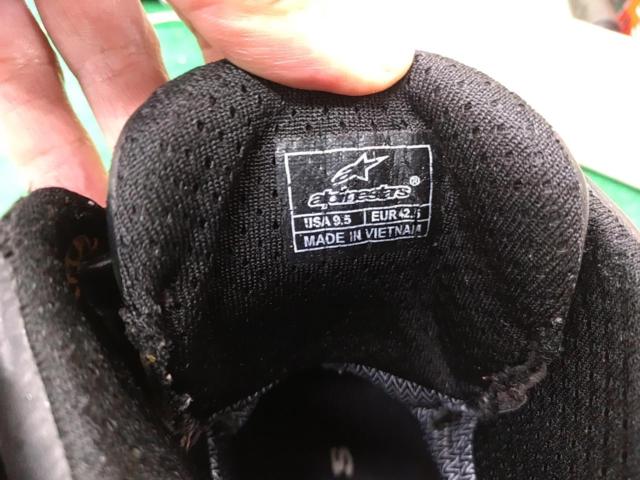 【Alpinestars】ハイカットライディングシューズ