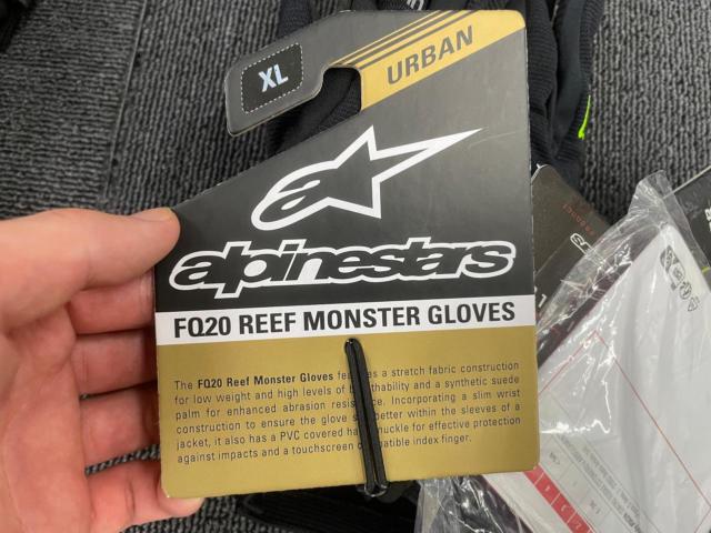 【Alpinestars】FQ20 REEF MONSTER GLOVE