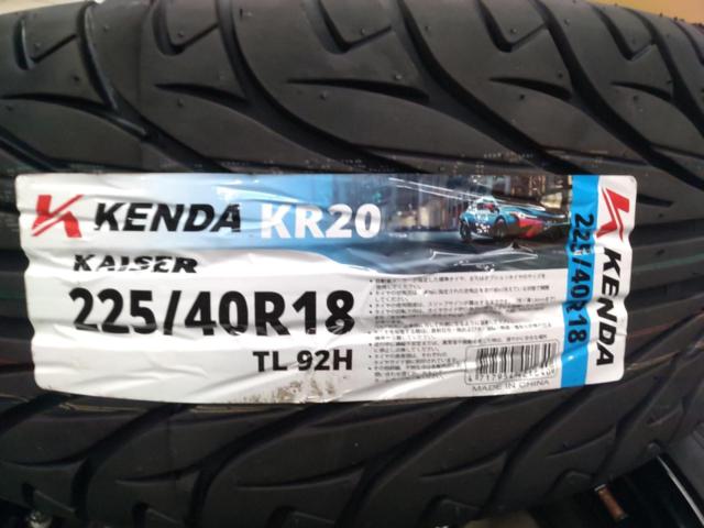 weds LEONIS GX + KENDA KR20 【☆新品タイヤ付き☆】