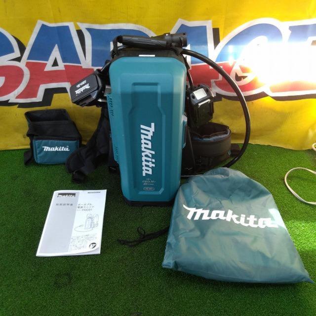 【WG】makita 充電式草刈機+ポータブル電源ユニット PDC01+MUR201C