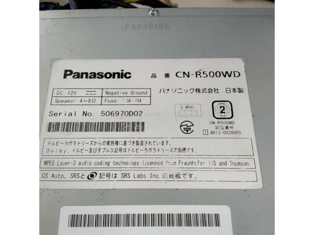 Panasonic CN-R500WD 【フルセグ/CD/DVD/Blutoothハンズフリー/HDMI入力】