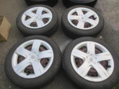 トヨタ純正 ラクティス純正スチールホイール +BRIDGESTONE ECOPIA EP150