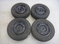 3【ホンダ純正】 ステップワゴンRK1純正スチールホイール+【BRIDGESTONE】BLIZZAK VRX2
