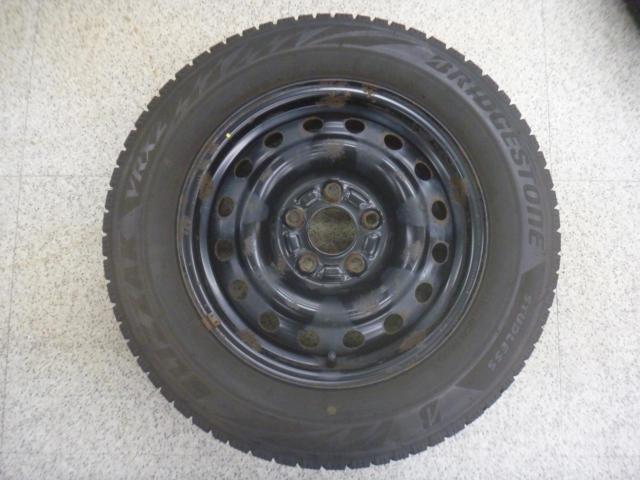 3【ホンダ純正】 ステップワゴンRK1純正スチールホイール+【BRIDGESTONE】BLIZZAK VRX2