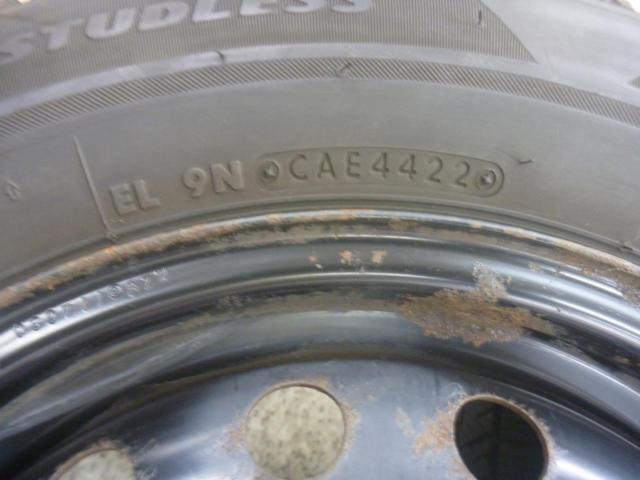 3【ホンダ純正】 ステップワゴンRK1純正スチールホイール+【BRIDGESTONE】BLIZZAK VRX2