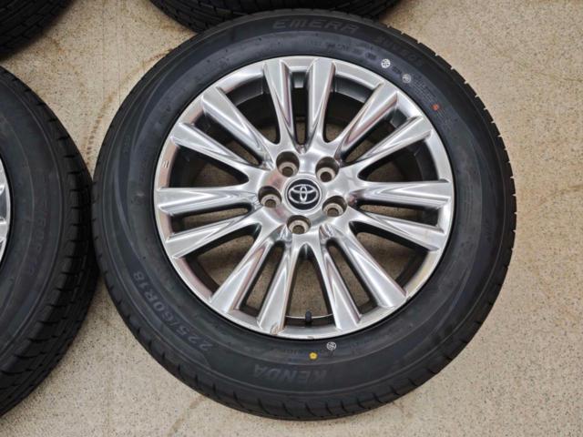 ☆60,80系ハリアー/RAV4などに!【トヨタ純正】60系ハリアー プレミアム純正ホイール + 【KENDA】EMERA SUV KR605
