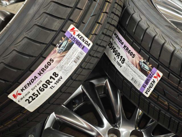 ☆60,80系ハリアー/RAV4などに!【トヨタ純正】60系ハリアー プレミアム純正ホイール + 【KENDA】EMERA SUV KR605